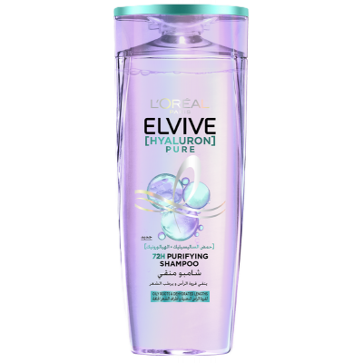 LOREAL ELVIVE HYALURON PURE PURIFYING SHAMPOO FOR OILY HAIR 400 ML